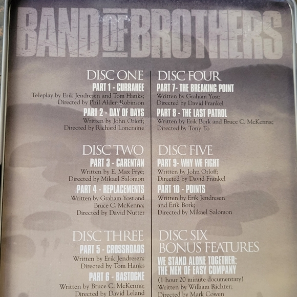 Band Of Brothers Series Complete HBO  Limited Edition 6 Disc Metal Box DVD - Picture 10 of 10